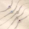 Pulsera de plata de ley S925 con piedras naturales para mujer, de lujo, ligera, sin color, exquisita, de alta gama, con diseño de pequeños libros rojos.