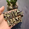 Xizang Taiwán Cuentas Dzi Diente Amarillo Herradura Pátina Envejecida Marrón Collar Pulsera de Cuentas Dzi [Fabricante de Origen] Grado A