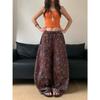 Pantalones Largos Casuales Estilo Americano con Estampado de Leopardo para Mujer, Nuevo Diseño Otoño 2026, Tendencia de Pantalones Anchos Retro de Alta Costura de Nicho