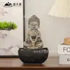 Nuevo Adorno de Agua Fluyente Estilo Chino para Espacio Inspirado en Zen, Decoración para el Hogar para Atraer Riqueza, Fuente de Agua Pequeña Circulante de Escritorio para Mesa de Café