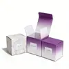Caja de Empaque Impresa a Color para Cosméticos, Caja de Cartón Blanca, Caja de Papel para Empaque de Crema con Doble Inserto, Caja de Avión para Lotes Pequeños, Caja tipo Cajón