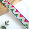 Fita Jacquard de Minoria Étnica, 2,2 cm de Largura, Fita com Padrão Geométrico, Acessórios de Renda para Roupas Estilo Étnico, Multicolor