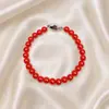 Pulsera de perlas de vidrio apiladas de alta calidad, pulsera de temperamento simple para mujer, joyería de nicho de alto sentido, nueva pulsera