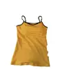 210g Algodão Penteado Algodão Puro Listrado Lindo Top Regata Costas com Sutiã Embutido Emagrecedor Fashionável Versátil Roupa Íntima Roupa Externa