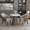 Sofá moderno simple de lujo ligero, mesa y sillas pequeñas para recepción de hotel de negocios, salón de belleza, sala de exposiciones, mesa y sillas de ocio