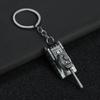 Nuevo Colgante Creativo para Coche de Hombre Modelo Sólido de Tanque Personalizado Colgante de Cintura Pequeño Regalo Hebilla Colgante
