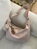 Bolso Grande de Mujer Otoño/Invierno 2025 Nuevo Diseño Vintage Bolso de Hombro Cruzado Plegado Bolso Dumpling para Viajes