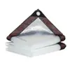 Lona Transparente para Exteriores, Impermeable al Viento, a Prueba de Polvo, Engrosada, Tela Impermeable, Material PE, Tela de Plástico Resistente al Desgarro, Lona Impermeable a la Lluvia y al Sol
