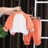 Meninos bonito maré roupa infantil bebê outono três peças 2024 novo bebê primavera e outono roupa infantil 1 4 anos de idade