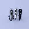 Colgador de Ropa Antiguo de Moda, Colgador de Ropa para Gabinete, Gancho de Aleación de Zinc, Gancho Doble Agujero Simple para Baño, Colgador para Parte Trasera de Puerta de Vestidor