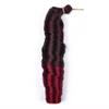 Peluca de 22 pulgadas La rizada francesa trenza rizada grande cabello de trenza africana