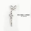 Libro de equitación rojo con colgante hueco de aleación de gran venta, mariposa, joyería fina para uñas de alta calidad CHJ0463