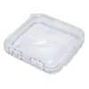 Caja de Almacenamiento Portátil para Uñas con Tapa abatible Caja de Joyería Contenedor Transparente para Uñas Soporte Hecho a Mano Cumple con FBA de Amazon