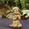 Boneca Elfa Menina Plantando Flores Transfronteiriça Ornamento Criativo de Micro-Paisagem Ornamento de Decoração para Pátio Externo Jardim Carro