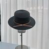 Chapéu de Palha Vintage Simples com Cinto Chapéu Coco de Aba Reta Chapéu Casual de Rua Francês Chapéu de Sol de Aba Reta para Férias Feminino