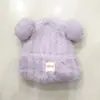 Gorro de Bebé Invierno Lindo Bebé de un Mes Niño y Niña Gorro de Felpa Otoño e Invierno Gorro de Lana para Bebé Gorro de Punto Engrosado