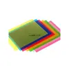 Folha de plástico PP semi-transparente fosco colorida A4 folha fina rígida filme de decoração de fundo placa de resistência material em rolo PVC fixo