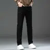 2026 Nuevos Jeans de Mezclilla Elástica para Hombre de Verano, Corte Recto Delgado, Pantalones Casuales Versátiles, Pantalones Largos, Estilo Delgado de Verano