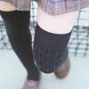 Meias japonesas de over-the-knee para primavera e outono, meias torcidas femininas, meias de algodão, estilo acadêmico, meias finas de cano alto, atacado
