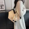 Bolsas Artesanais para Mulheres, Nova Bolsa de Palha Tote Tendência Verão 2026, Bolsa de Ombro/Axila de Grande Capacidade