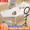 Mesa de transmissão ao vivo mesa de computador móvel mesa de escritório para streamer mesa de escritório para vender mercadorias display bancada de transmissão ao vivo giratória suporte especial para vendas ao vivo