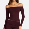 Camiseta de Manga Larga Asimétrica Transfronteriza para Mujer, Nueva Ropa Deportiva Ajustada de Manga Larga para Entrenamiento de Pilates, Tops de Yoga para Mujer