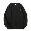 Nuevo Sudadera de Forro Polar con Cuello Redondo, Manga Larga, Temática de Oso Sencilla, de Nicho, para Mujer, Informal Versátil que Reduce la Edad, Holgada