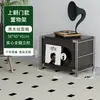 Armário de revistas com porta basculante estilo tronco de árvore Estante estilo japonês Estante com prateleiras Armário com gavetas Armário lateral para sala de estar Armário de armazenamento para entrada Armário de armazenamento nórdico