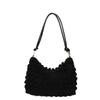 Bolsa de Ombro Feminina, Simples e Elegante, Bolsa Flor Bolha Plissada, Nova Bolsa de Ombro Feminina Estilo Coreano 2025 de Grande Capacidade