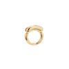Anillo de moda y personalidad única, chapado en latón, oro real de 18 quilates, diseño de nicho europeo y americano, anillo simple, elegante y combinable.