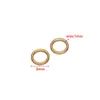 Aço Inoxidável Banhado a Ouro 18K Fio Redondo Conector de Bobina Contínua Acessórios para DIY Colar Pulseira Fábrica Atacado Transfronteiriço