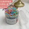 Lindo Set de Gomas para el Cabello para Niños que No Dañan el Cabello, Bandas Elásticas de Alta Elasticidad para Niñas y Bebés, Cuerdas Pequeñas para el Cabello del Tamaño de un Pulgar