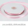 Fita de letra inglesa 1cm fita de cetim fita de seda serpentina embalagem de caixa de presente fita colorida materiais de embalagem diy