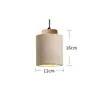 Lámpara de techo para pasillo estilo wabi-sabi iluminación retro estilo mid-century terrazo luz para entrada de pasillo de B&B balcón madera hierro