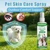 Spray Protetor Kineshinex para Cães para Uso Interno e Externo, Adequado para Pele Sensível de Animais de Estimação, Spray contra Pulgas e Carrapatos