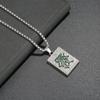 Colar de Aço Titânio Estilo Hip-Hop Versátil Retrô Personalizado Acessórios de Celebridade da Internet Corrente para Suéter Colar de Aço Titânio Masculino Feminino Atacado