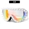 Gafas de Esquí de Montañismo Nuevas de Invierno Europeas y Americanas, Gafas a Prueba de Viento para Motocicleta, Gafas de Sol Deportivas Coloridas Antirreflejos