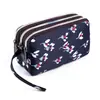 Venta al por mayor de fábrica nueva cartera monedero bolso femenino coreano estampado cartera bolso para teléfono móvil cartera de dama bolso de tela para correr