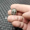Ágata Negra y Blanca Recubierta Nueve Ojos Dzi Jade Cuentas Sueltas Mango de 21 Ojos Passepartout Pulsera Accesorios de Joyería Cuentas Hechas a Mano