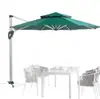 Sombrilla de sol para exteriores, sombrilla romana para patio, sombrilla grande para el sol, sombrilla para patio jardín villa con luces, sombrilla de poste central, sombrilla para puesto exterior