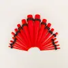 Fabricantes produzem joias de ouvido europeias e americanas cone pontiagudo de acrílico joia para furo na hélice auricular expansor de orelha pacote único