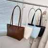 Bolsa Tote Transfronteiriça Tendência Grande Capacidade Lado Macio para Mulheres, Bolsa de Compras de Classe Multifuncional, Bolsa Balde Portátil