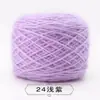 Grande Bola de Fio de Veludo de Esquilo com Fio de Seda Brilhante para Tricô à Mão, Cachecol, Chapéu, Xale de Mohair de Espessura Média Venda Direta Tricô à Mão