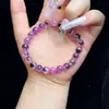 Jade violeta natural alta qualidade design original simples círculo único moda pedra curinga cristal ágata pulseira atacado