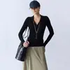 Un Conjunto Sencillo de Principios de Primavera: Top de punto versátil de corte ajustado con cuello polo fácil de llevar, hilo Yangzi ultra fino 120's