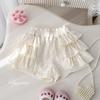 Falda tipo pantalón de pastel estilo coreano para niñas, verano, nuevo, estilo occidental, encaje, pantalones casuales para bebés, verano, modernos, dulces, shorts