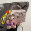 Bolso de Mano de Lujo Estilo Francés Pequeño 2026 Nuevo Bolso Cruzado para Teléfono Moda Coreana de Nicho Cadena Acolchada de Diamantes