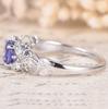 Huajie desea AliExpress estilo europeo y americano anillo de compromiso boda novia amor plata 925 directo de fábrica