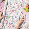 Papel de Copia para Mahjong Acuarela Wx329 17g Caramelo de Regalo Papel de Envoltura a Prueba de Humedad Decoración de Mariposa y Flor Papel de Pera