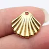 19X17mm 1.2g Pingente de Concha Multicolorido DIY Acessórios de Liga Vintage Venda Direta Quente Transfronteiriça do Fabricante